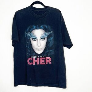 Cher Dressed to Kill 2014 Tour Concert T-Shirt